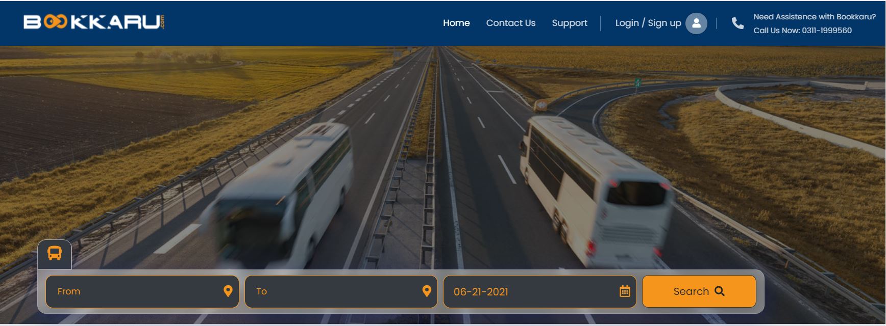 bookkaru online booking website, book sania express tickets online