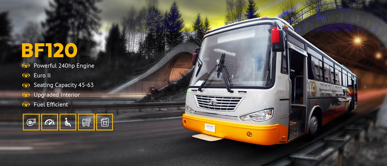 daewoo pak bf120 model non ac bus