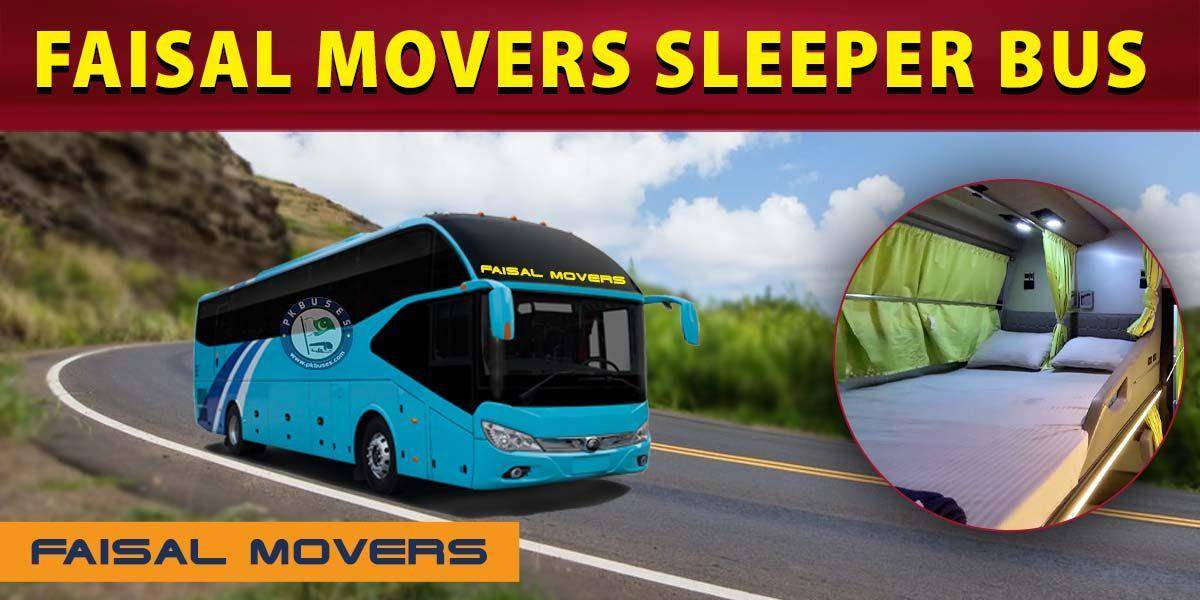 faisal movers sleeper bus new yutong karachi to lahore islamabad multan