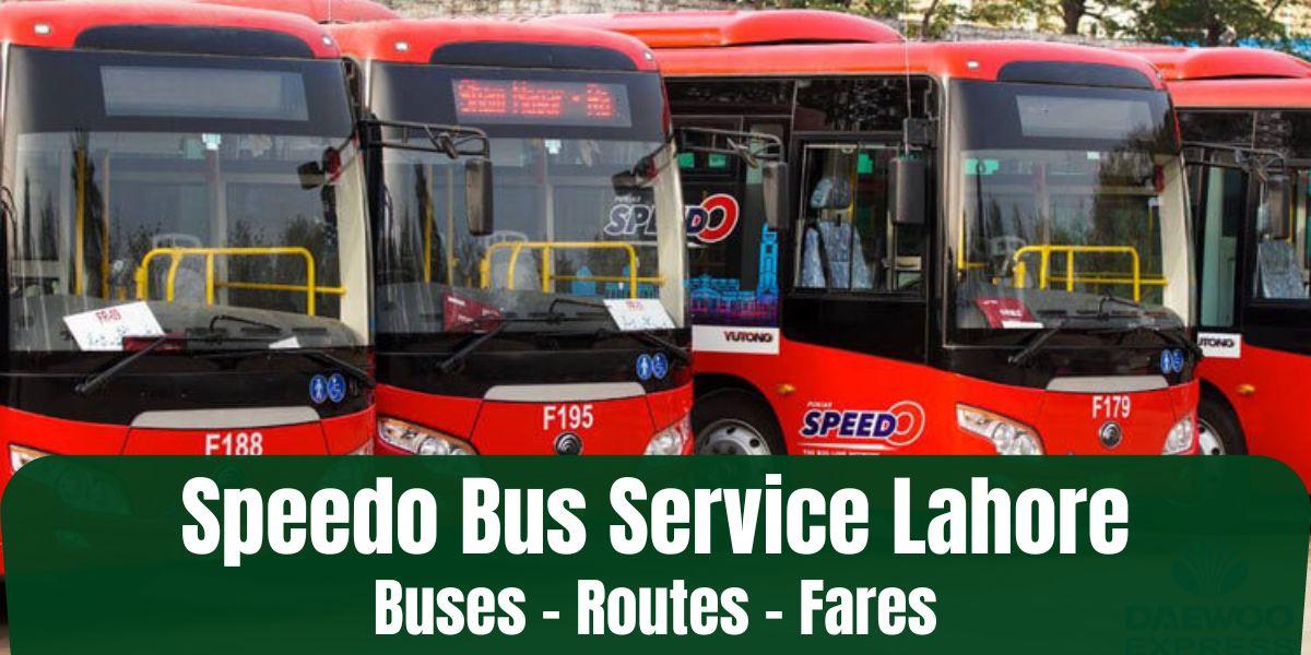 Speedo Bus Service Lahore