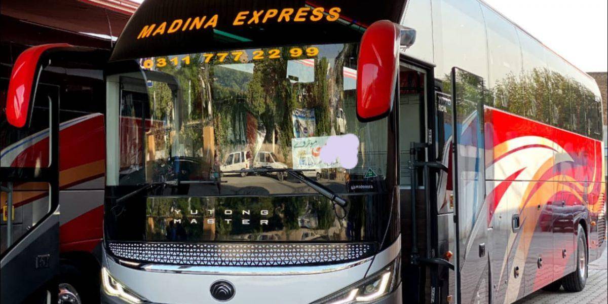 Madina Express Travel from Peshawar to Karachi,Multan,Bahawalpur,Faisalabad